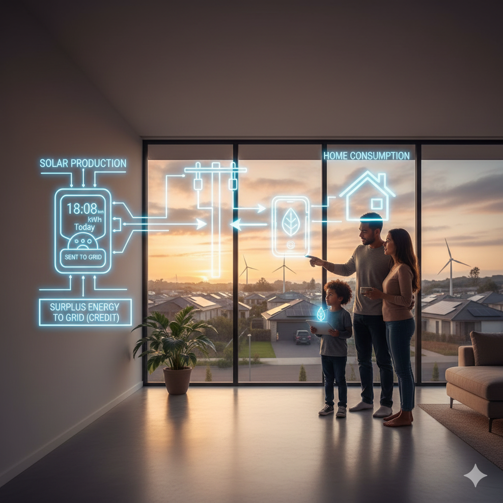 Smart solar energy control room visualization