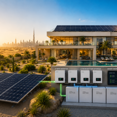 Off-grid solar system UAE